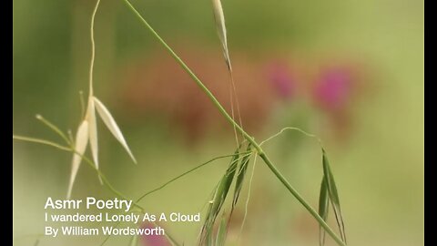 I Wandered Lonely As A Cloud by William Wordsworth