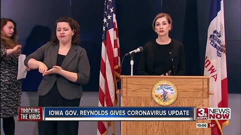 Iowa Gov. Reynolds gives coronavirus update