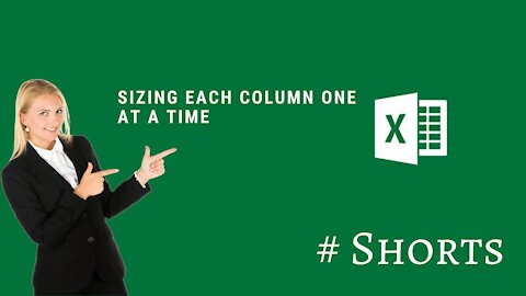 ME0016 - Sizing Each Column one at a time in Ms Excel