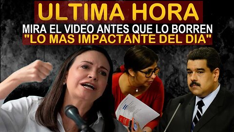 🔴SUCEDIO HOY! URGENTE HACE UNAS HORAS! LO MAS IMPACTANTE DEL DIA - NOTICIAS VENEZUELA HOY