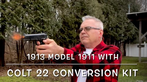 Original Colt 1911 22lr conversion kit first shots at the range