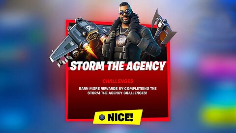 How To Complete ALL The *NEW* "STORM THE AGENCY" Challenges In Fortnite! (Free Rewards)