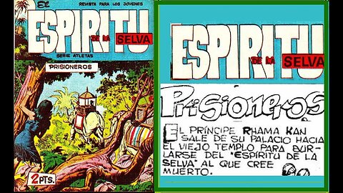 EL ESPIRITU DE LA SELVA 7 PRISIONEIROS #museudogibi #gibi #quadrinhos #comics #historieta