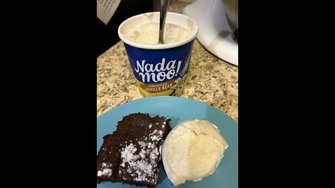 Simple Mills Brownie and Nada Moo Ice Cream - Nutrient Dense