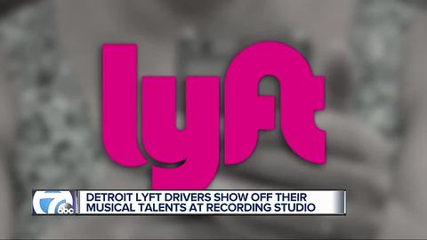 Detroit Lyft Drivers show off their musical talents at recording studio