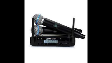 Professional microphone glxd glxd4, beta 58a Wireless, dual uhf system for stage recording, speech