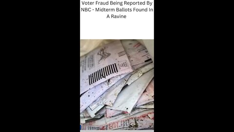 Midterm Ballot Fraud Being Reported By NBC!