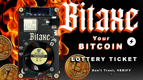 BITAXE 401 SUPRA - Your BITCOIN Lottery Ticket! Bitcoin Mining.