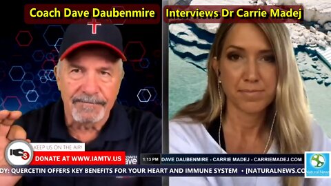 Coach Dave Daubenmire Interviews Dr Carrie Madej 7/27/2022