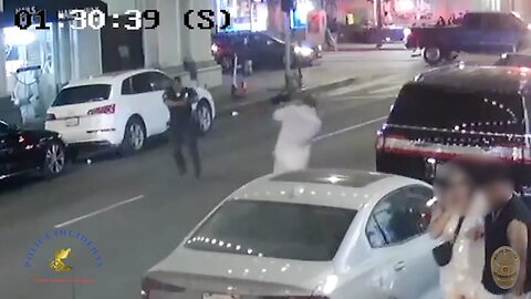 Man Got Shot by LAPD Officer After Rushing The Officer With a Knife