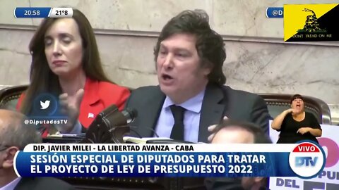 Javier Milei Discurso en el congreso de Milei