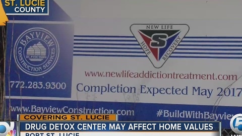 Drug detox center blamed for hurting home sales