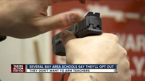 Nearly all Tampa Bay area school districts opposed to arming teachers