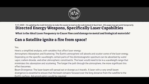 Maui Fires | Why Were Satellites Launched And Monitored By the CCP Located Directly Above the Maui Fires At the Time of Ignition? Why Was NORAD 55836 Directly Over the Location? Why Does the CCP Have 60+ Gigawatt Lasers In Earth Orbit Now?