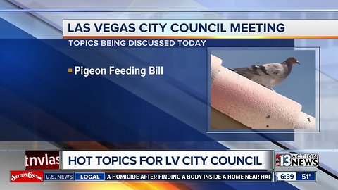 Hot topics for Las Vegas city council