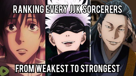 RANKING EVERY SORCERER IN JUJUTSU KAISEN