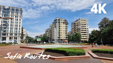 WALKING IN SOFIA BULGARIA | National Palace of Culture to South Park | 4K |