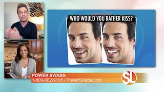 Power Swabs: Whiter teeth can help you to look younger