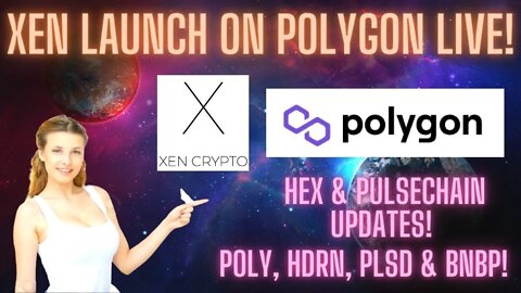 XEN Launch On POLYGON LIVE! Hex & Pulsechain Updates! POLY, HDRN, PLSD & BNBP!