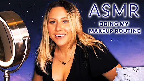 ASMR Macy's everyday makeup tutorial, ultra relaxing with tingly gentle whispers & layered sounds