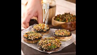 Vegan Stuffed Mushrooms