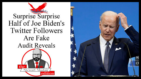 Surprise Surprise, Half of Joe Biden's Twitter Followers ARE FAKE Audit Reveals