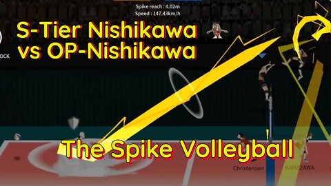 The Spike Volleyball - S-Tier Nishikawa vs OP Ritsumeikan High + Tall Hanuel High