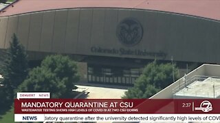 CSU detects 'significantly high' COVID-19 levels in two residence halls' wastewater