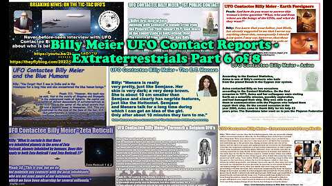 Billy Meier UFO Contact Reports - Extraterrestrials Part 6 of 8