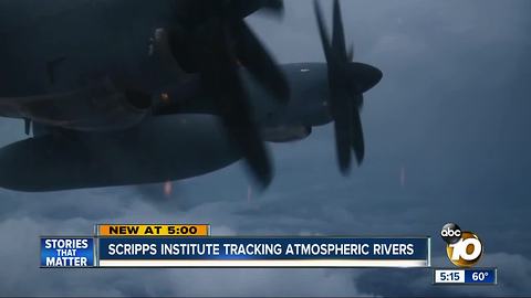 Scripps Institute tracking 'atmospheric rivers' with Air Force