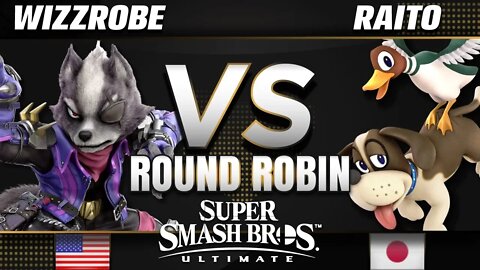 Wizzrobe (Wolf) vs. Raito (Duck Hunt) - Smash Ultimate MVG Round-Robin