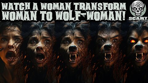 Woman to Wolfwoman: Female Werewolf She-Wolf Transformation Real Life!