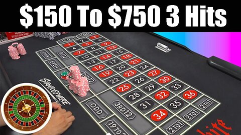 Turn $150 to $750 in 3 hit with this Roulette System