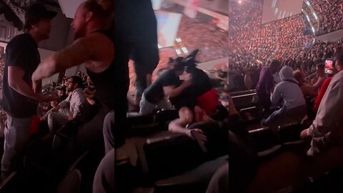 Brawl at UFC 302 in The Stands | Fan Got Tossed 5 Rows Down