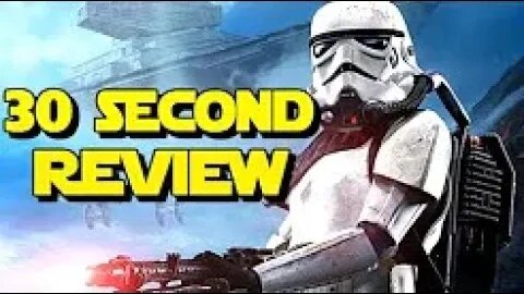 30 SECOND REVIEW Star Wars Battlefront Beta