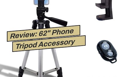 Review: 62" Phone Tripod Accessory Kits, Aureday Camera & Cell Phone Tripod Stand with Wireless...