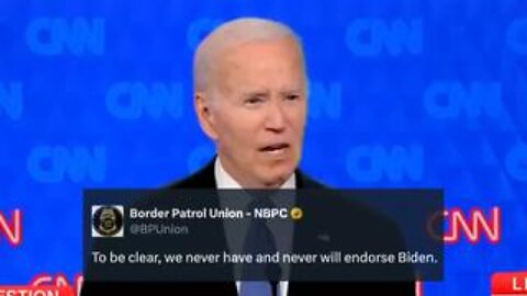 Border Patrol Union Fact Checks Joe Biden: "We Never Have And Never Will Endorse Biden"