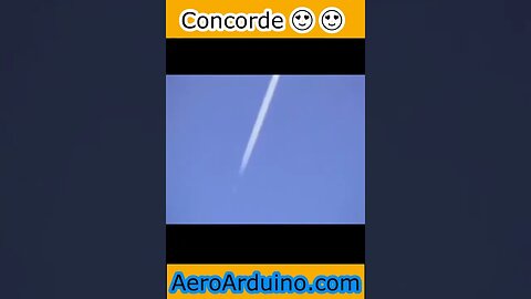 Suddenly Concorde Breaks Sound Barrier #Flying #Aviation #AeroArduino