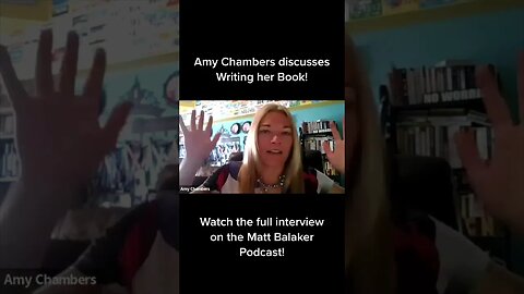 Banker and Author Amy Chambers Discusses Writing her First Book #shorts