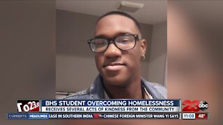 Bakersfield High School Student overcoming homelessness receives several acts of Kindness