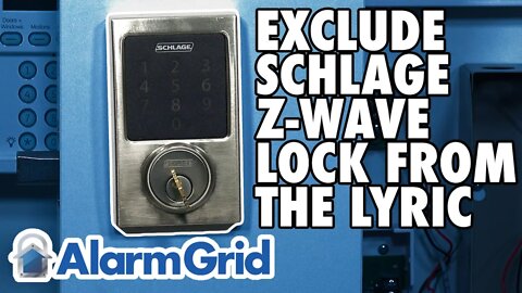 Excluding a Schlage Z-Wave Lock from the Honeywell Lyric