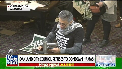 Wow. Oakland, California City Council REFUSES To Formally Condemn Hamas