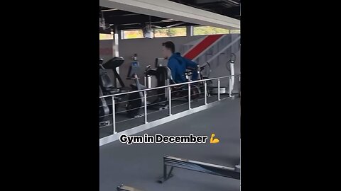 Gym in January