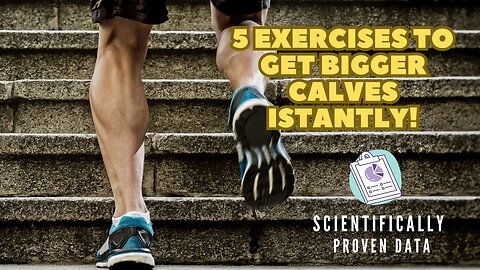 How to get bigger calves (5 different exercises to choose) #calvesworkout #gym