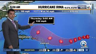 Hurricane Irma 9/2/17 - 8am update