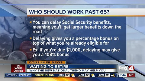 Why retiring later may actually benefit you