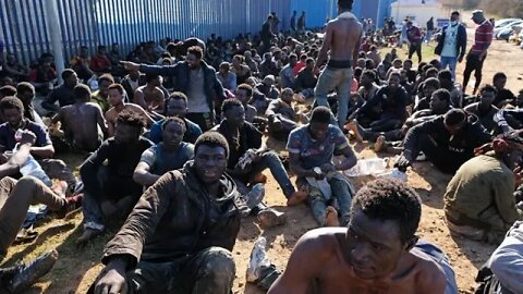 Thousands protest 23 plus migrant deaths at Spain-Morocco border