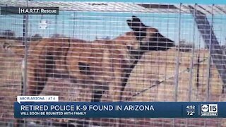 Retired police K9 found in Arizona