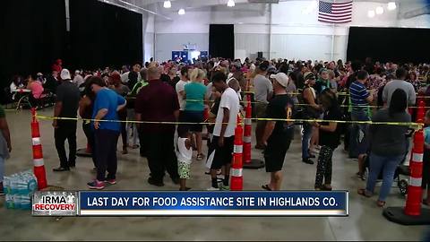 Last day for food assistance site in Highlands Co.