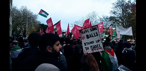 Irish Palestinian Solidarity Rally, a Chorus of Resistance, Merrion Square, Dublin 18/11/23